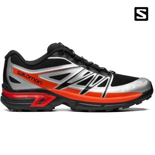 Salomon Xt-wings 2 Tenisky Panske Čierne Strieborne Oranžové | SK 8RPMVS